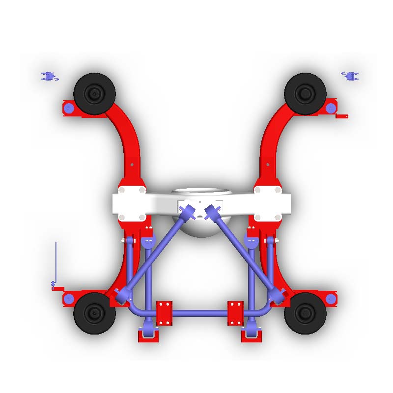  江西遠成10T-13T客車後懸小(xiǎo)C型梁結構空(kōng)氣懸架